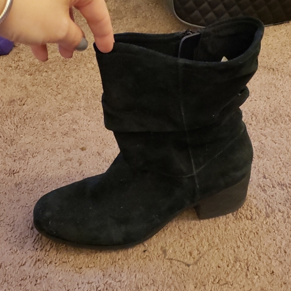 Huge Lot of 9 pairs of black shoes sz 7-8 - Picture 2 of 10